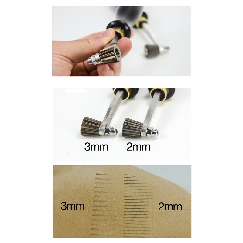 Embossing Wheel Factory - Sole Edge Scroll Press Texture Tool