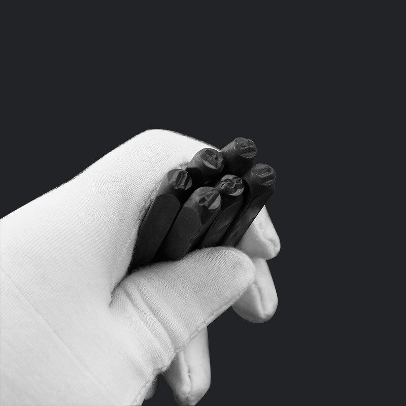 Alphabet Stamp Punch Factory - 36PC Metal Number Stamp Kit