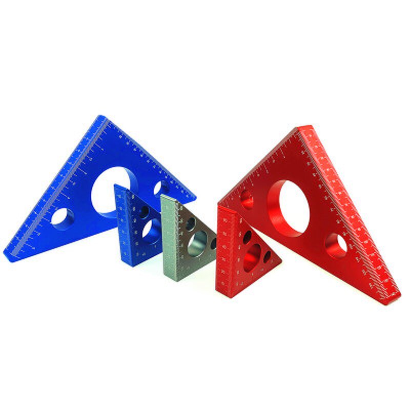 Right Angle Ruler Supplier - Aluminum Alloy Triangle Ruler Tool