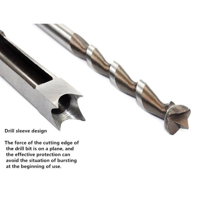 Square Hole Drill Set Supplier - Auger Mortising Chisel Drill Kit