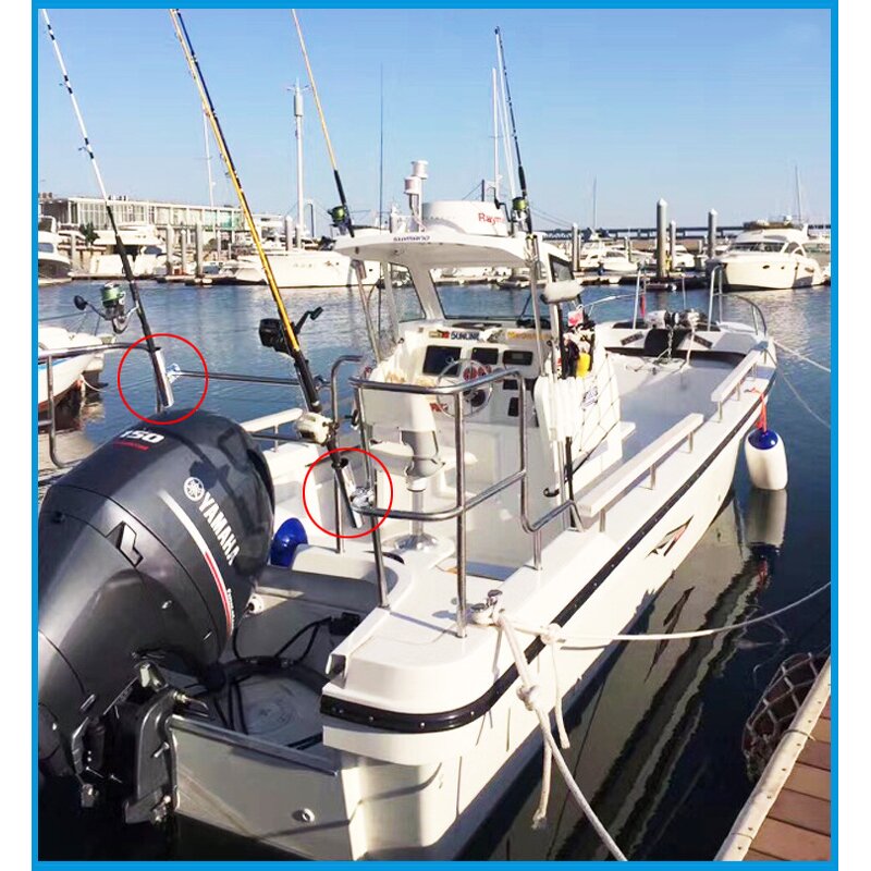 Fishing Rod Holder Supplier - Stainless Steel 316 Rail Mount Rack