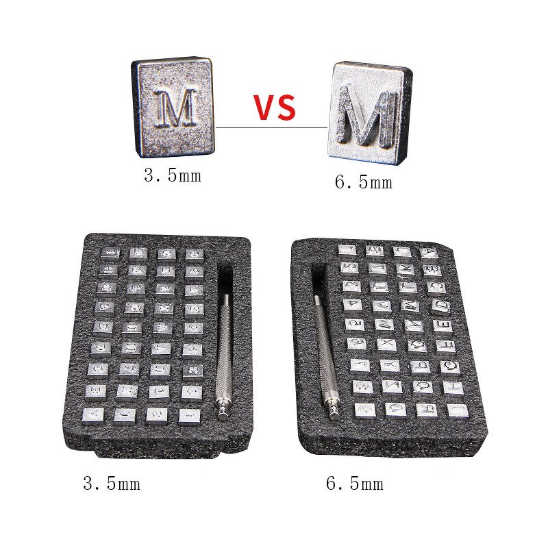 Leather Embossing Stamp Kit Supplier - Alphabet Number Punch Tool
