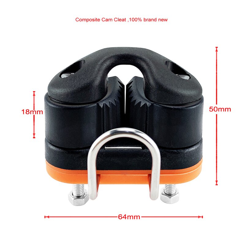 Cam Cleat Supplier - Black Orange Ball Bearing with Ring