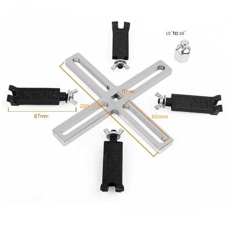 Fuel Pump Wrench Supplier - Adjustable 4 Jaw Lid Removal Tool