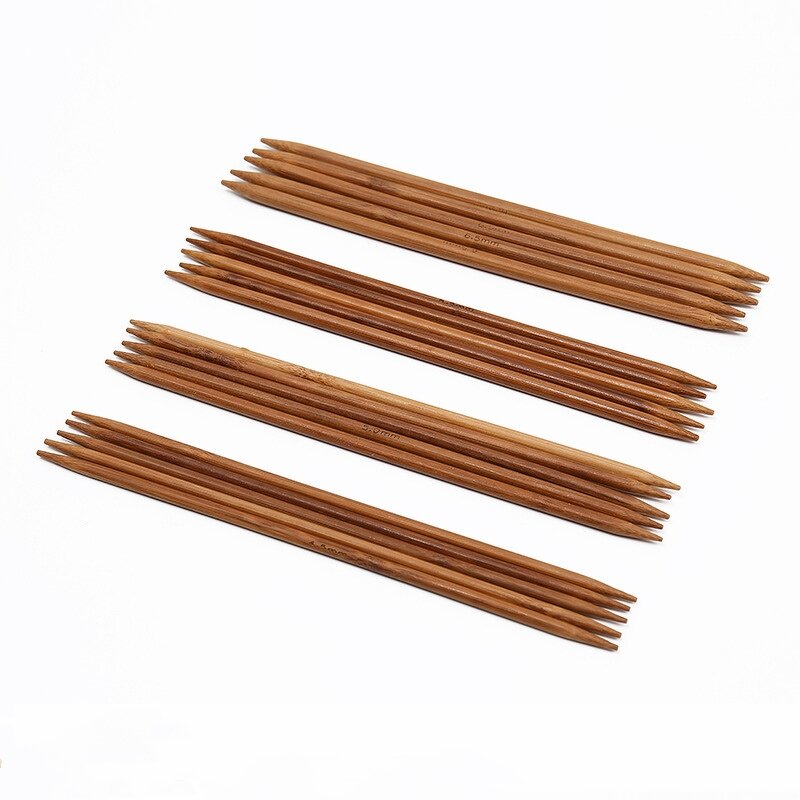 Bamboo Knitting Needle Supplier - 36cm Carbonized Straight Needle