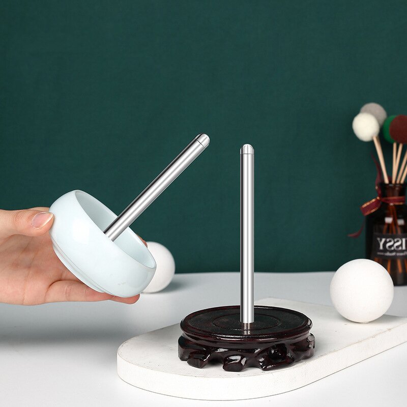 Beading Bowl Supplier - Beech Resin Double Layer Turning Bowl