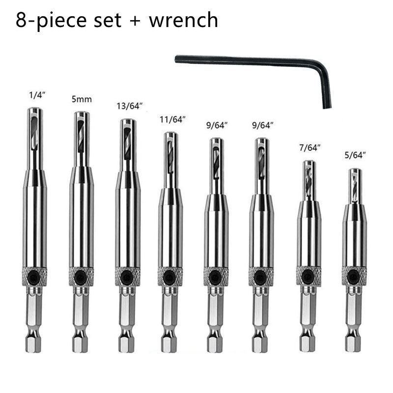 Self Centering Drill Bit Factory - HSS Hinge Drill Bit Spring Loaded