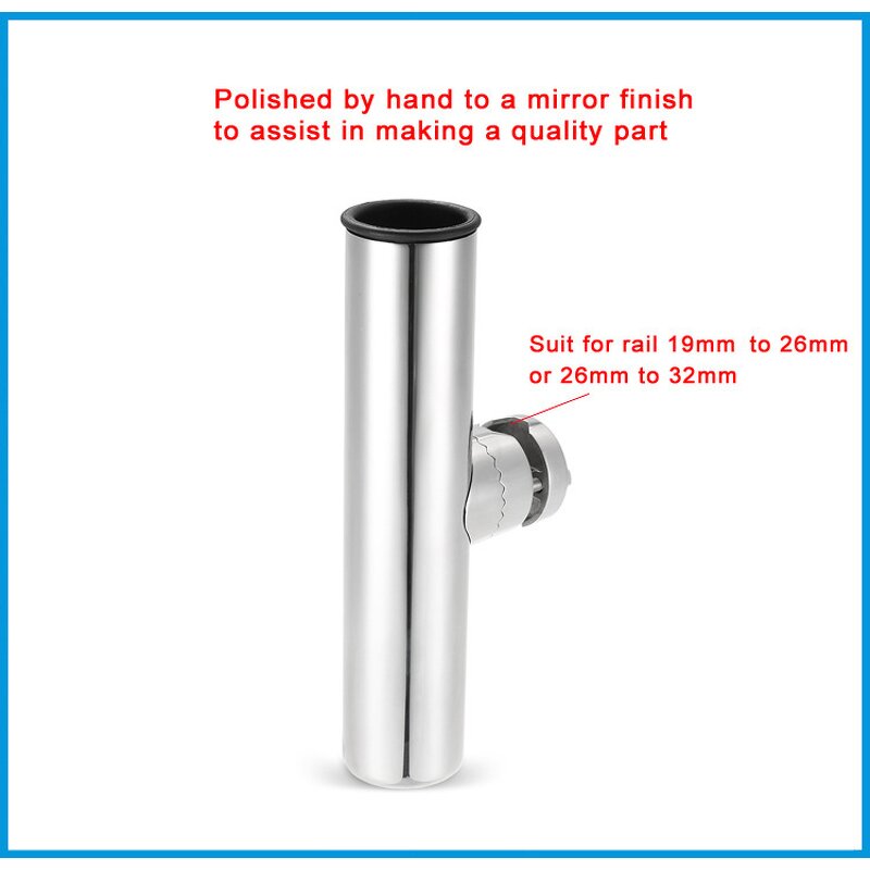 Fishing Rod Holder Supplier - Stainless Steel 316 Rail Mount Rack