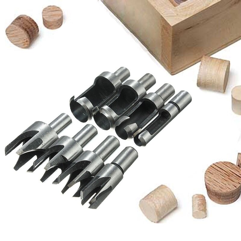 Wood Plug Cutter Set Supplier - 8pcs Core Drill Bits Cork Tool