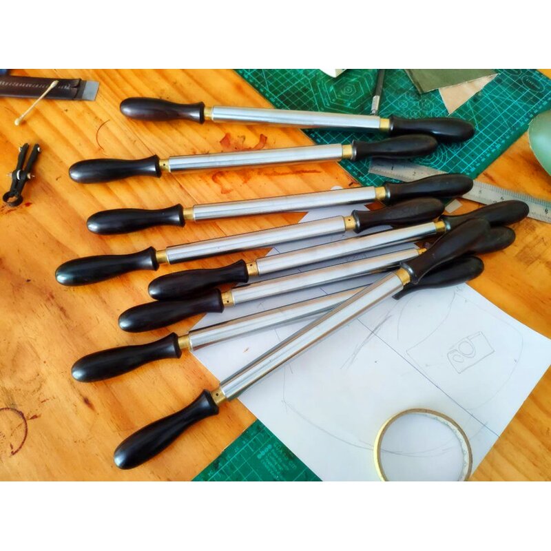 Leather Rolling Tool Factory - Shoemaker Sole Press Flat Rod