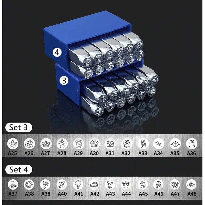 Metal Stamp Set Supplier - Leather Logo Stamping Punch Tool