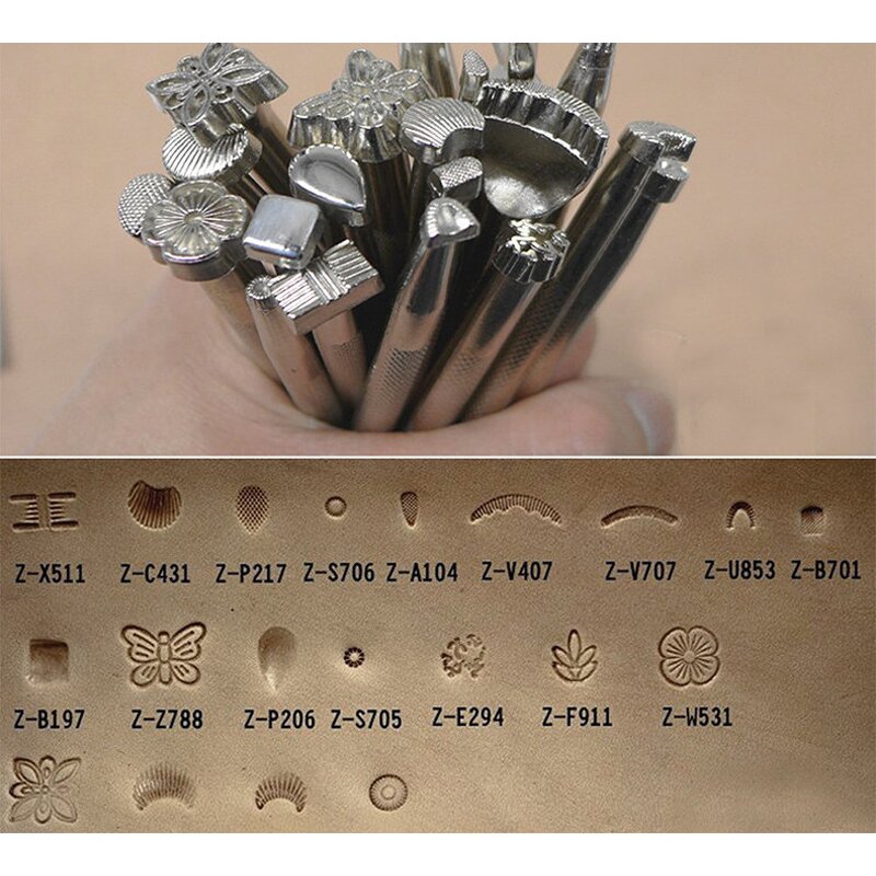 Leather Tool Set Factory - 27 PCS Saddle Making Stamps