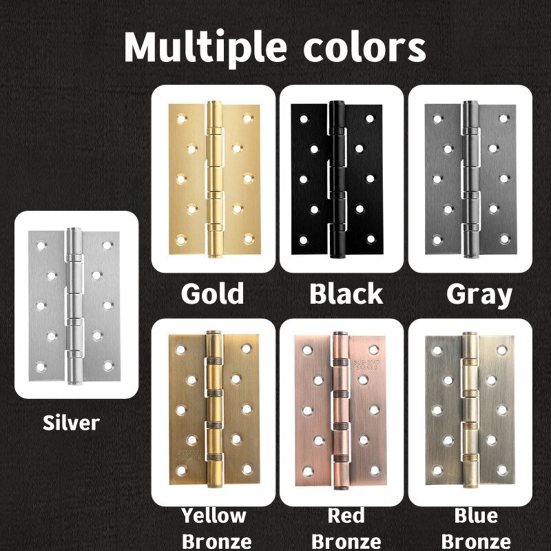 Flat Hinge Supplier - Stainless Steel 4 Inch Mute Hinge