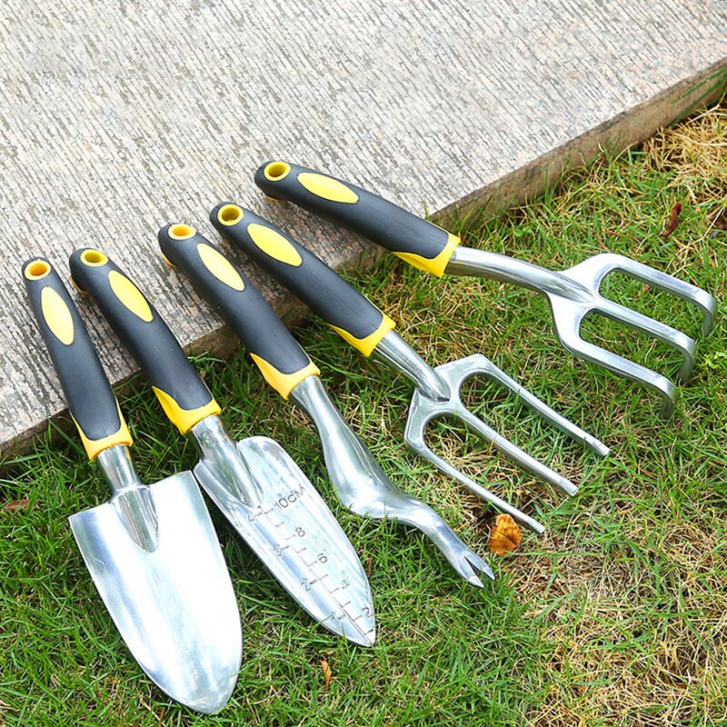 Garden Tool Set Supplier - 5 Pcs Hand Trowel Rake Cultivator