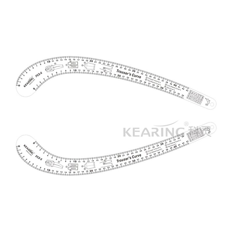 Curve Printing Ruler Factory - 8-piece FCS-KIT Design Tool Set