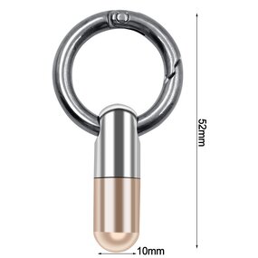 Mini Tool Key Ring Supplier - Stainless Steel Capsule Knife Pendant
