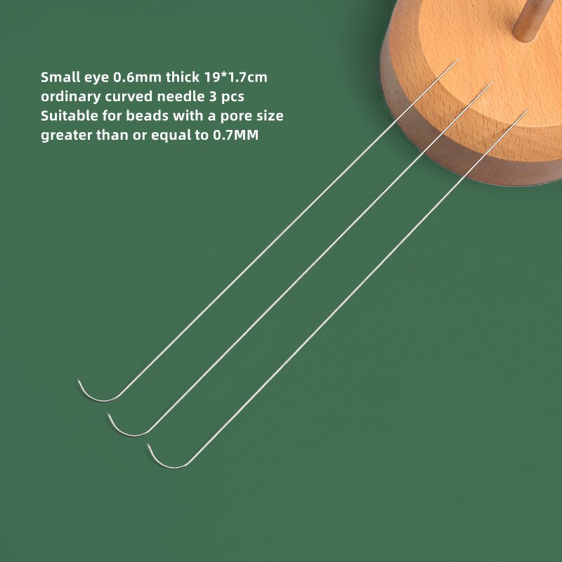 Beading Needle Supplier - Big Eye Curved Stainless Steel Needle