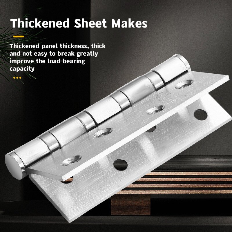 Flat Hinge Supplier - Stainless Steel 4 Inch Mute Hinge