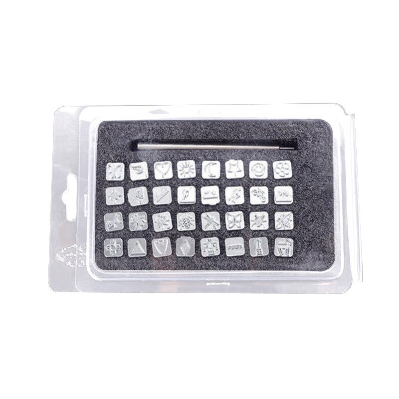 Leather Carving Stamp Factory - 32 Pcs Indian Style Seal Set