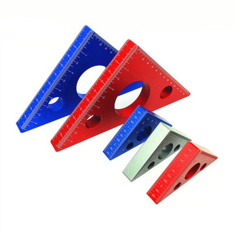 Right Angle Ruler Supplier - Aluminum Alloy Triangle Ruler Tool