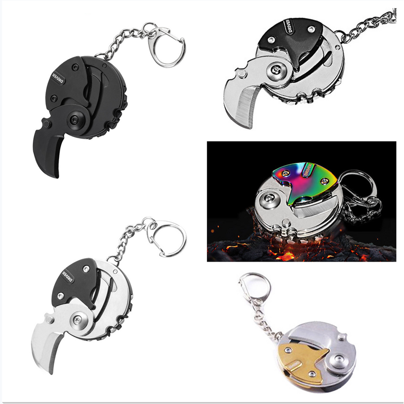 Coin Folding Knife Supplier - Screwdriver Keychain Repair Gadget