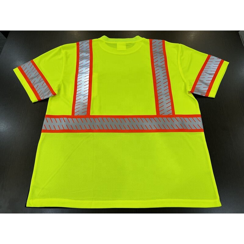 Hi-vis Safety Work Shirt Manufacturer - Class 3 Short Sleeve Reflective Tape