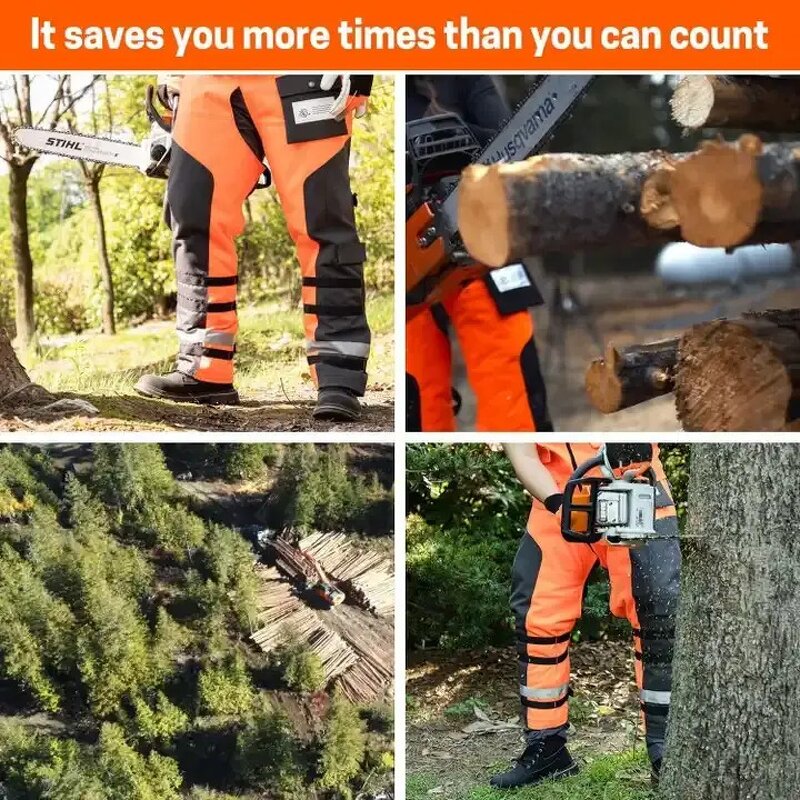 Chainsaw Pants Manufacturer - Apron Style Leg Cut Protection Wholesale