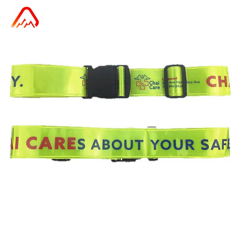 Reflective Safety Waist Belt Factory - PVC for Night Cycling Running