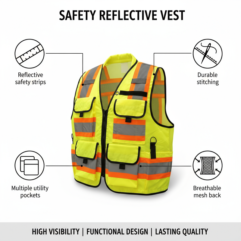 Hi Vis Safety Vest Manufacturer - ANSI Class 2 Summer Custom Logo