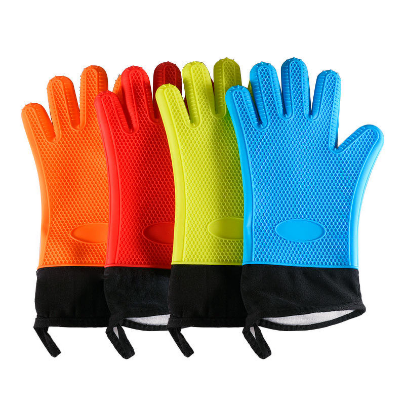 Silicone Oven Mitts Factory - Thickened Anti-Scald for Baking Kitchen
