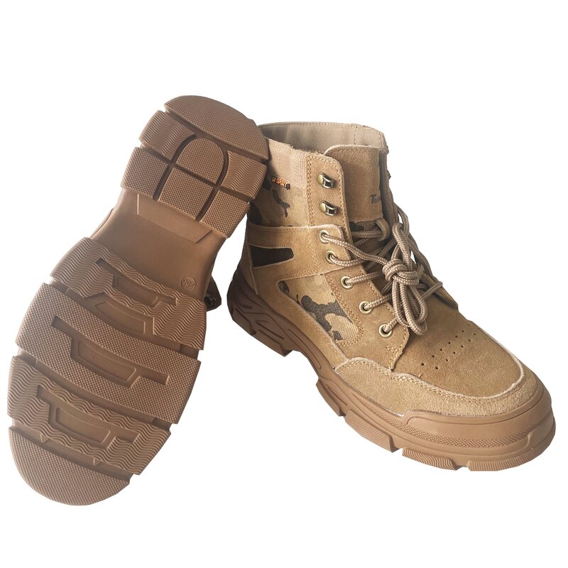 Custom Logo Safety Shoe Factory - Durable Rubber Sole Industrial Hiking