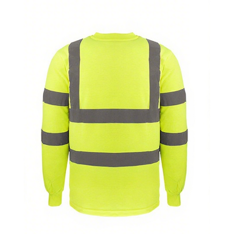 High Vis Polo Shirt Manufacturer - Two Tone Reflective Strips Mesh
