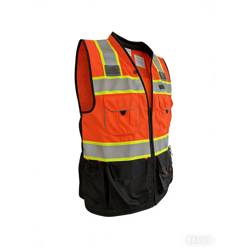 Mens Safety Vest Factory - ANSI Class 2 Custom Logo Mesh