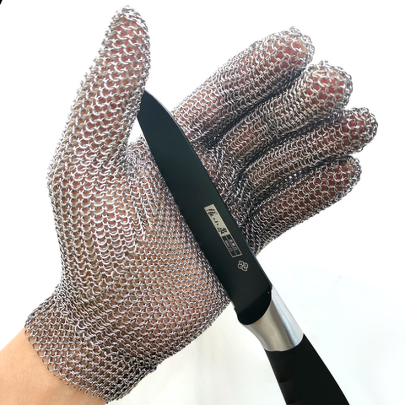 Cut Resistant Chain Mail Gloves Manufacturer - 316L Stainless Steel for Butcher