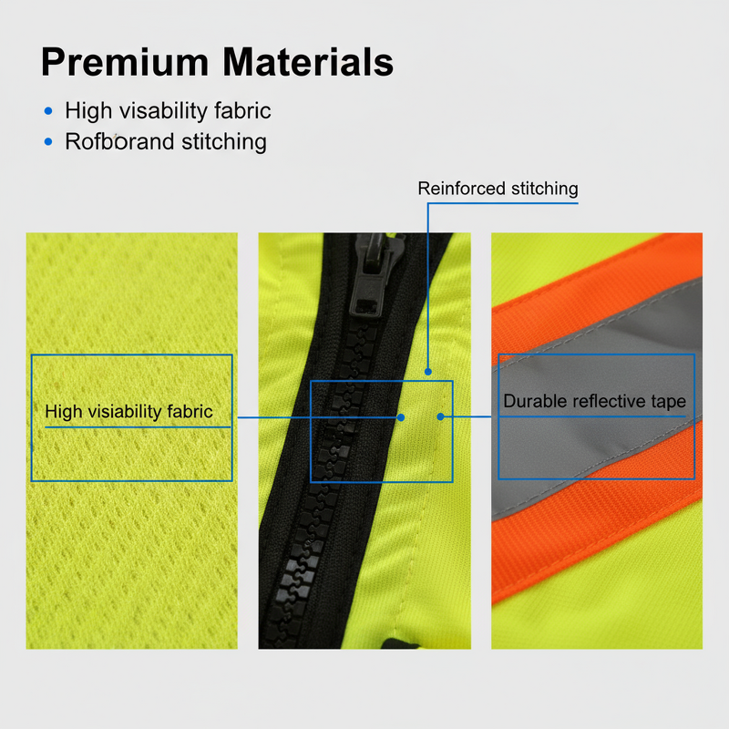 Hi Vis Safety Vest Manufacturer - ANSI Class 2 Summer Custom Logo