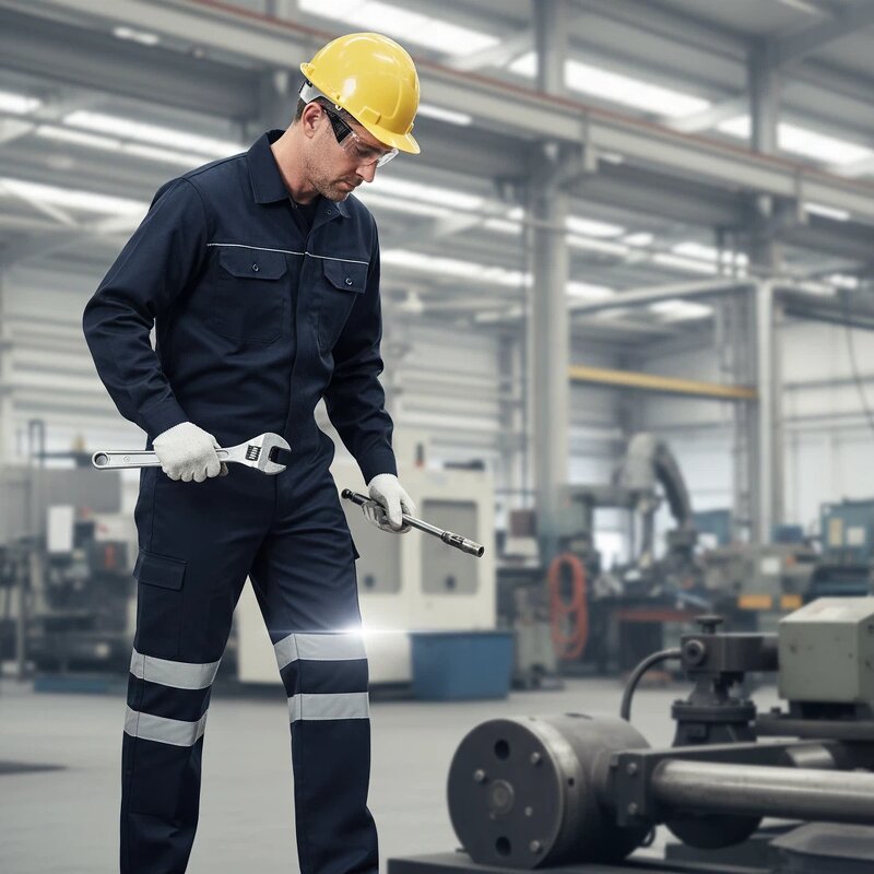 Flame-Retardant Work Pants Factory - Cotton with High-Vis Reflective Strips