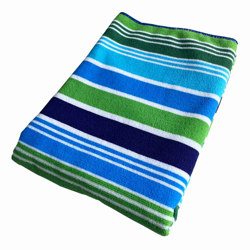 Microfiber Beach Towel Factory - Custom Stripe Polyester Quick Dry