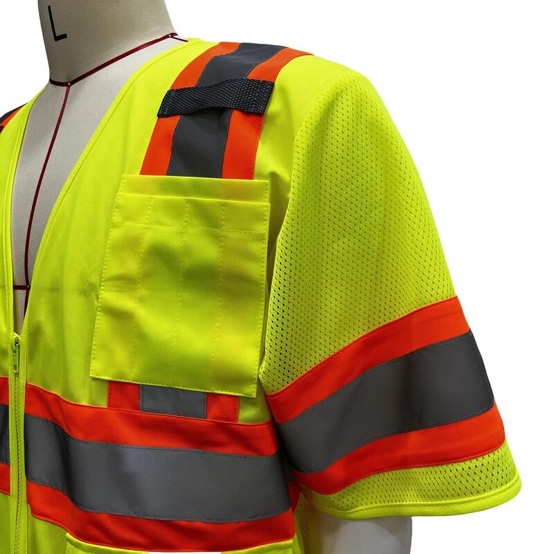 High Visibility Mesh Safety Vest Manufacturer - ANSI ISEA EN ISO 20471 Class 3