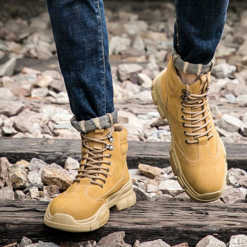 Leather Steel Toe Safety Boot Manufacturer - Rubber Bottom Industrial Protective