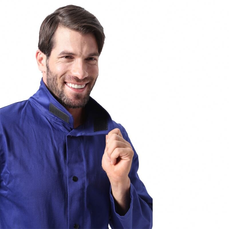 Welding Jacket Clothing Manufacturer - Heavy Duty Golden Split Cowhide Leather