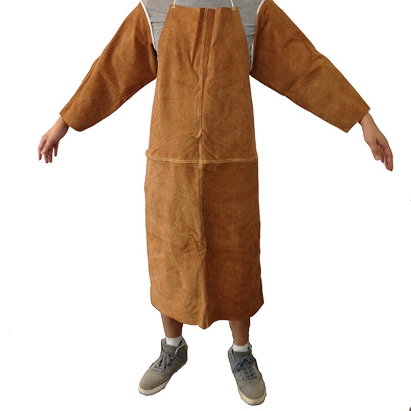 Welding Apron Manufacturer - Heat Flame Resistant Split Cowhide Leather