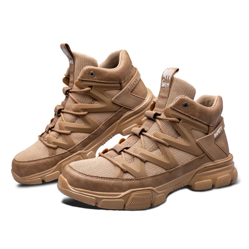 Industrial Safety Shoe Factory - Custom Logo Steel Toe Fashion Work Shoes