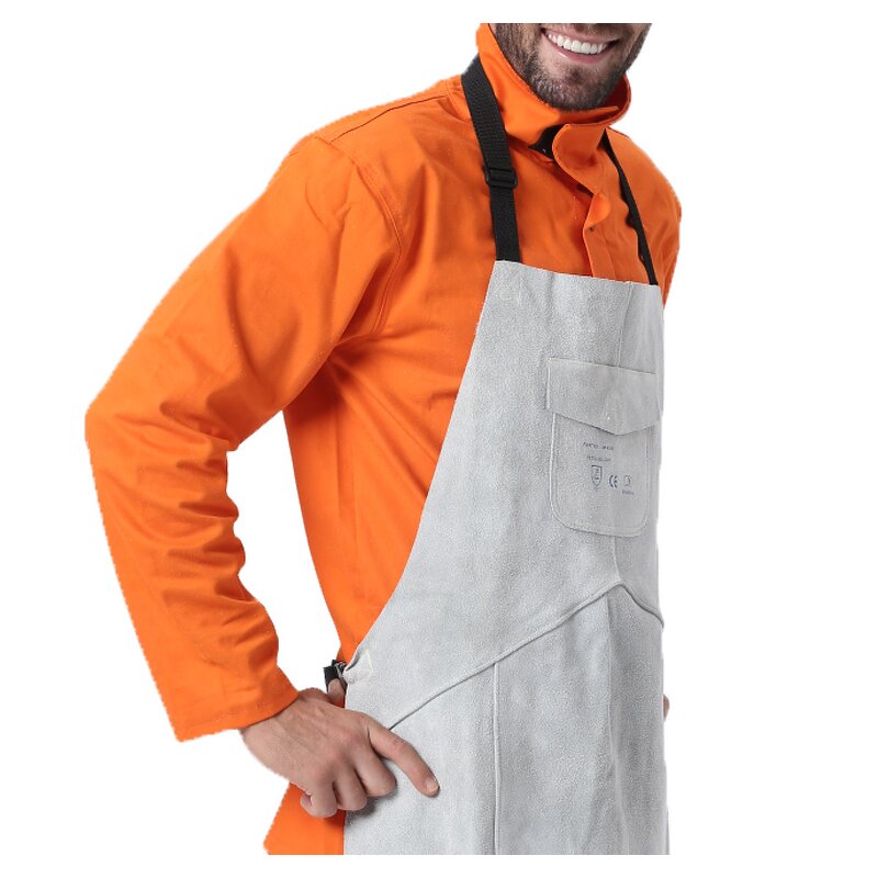 Welding BBQ Apron Factory - Heat Flame Resistant Split Cowhide Leather