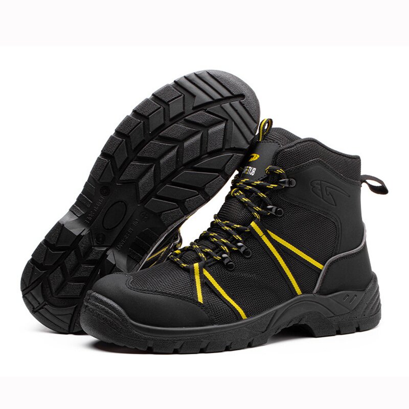 Anti-static Safety Shoe Factory - Steel Toe Steel Insole Fly Knit Non-slip