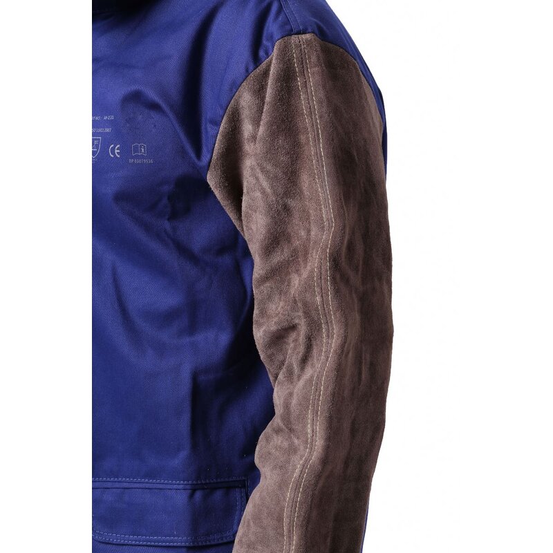 Welding Clothing Factory - CE Approved EN1611 Blue Cotton Flame Resistant