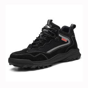 Plastic Toe Safety Shoe Manufacturer - Black Hot Sale Anti-slip Work Shoes