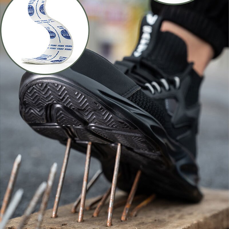 Steel Toe Safety Sneaker Factory - Anti-smash Puncture-Proof New Design