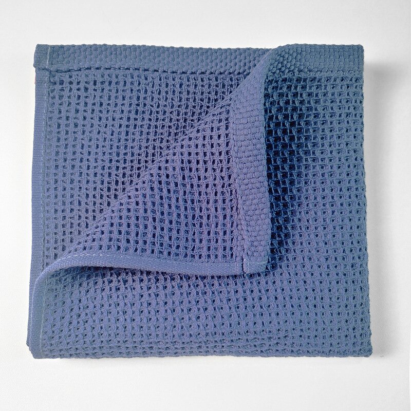 Cotton Waffle Dish Cloth Factory - Honeycomb Grid Dual Use Wet Dry