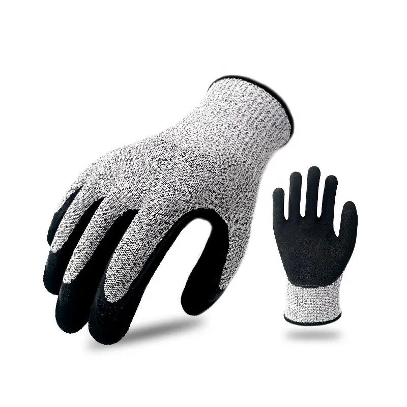 Cut Resistant Safety Gloves Factory - ANSI A5 EN388 13G Touchscreen