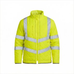 High-Visibility Safety Jacket Factory - Quilted Polyester for Cold Weather